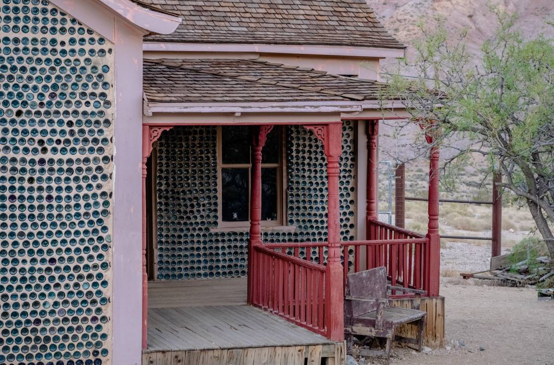 Death Valley bottle house